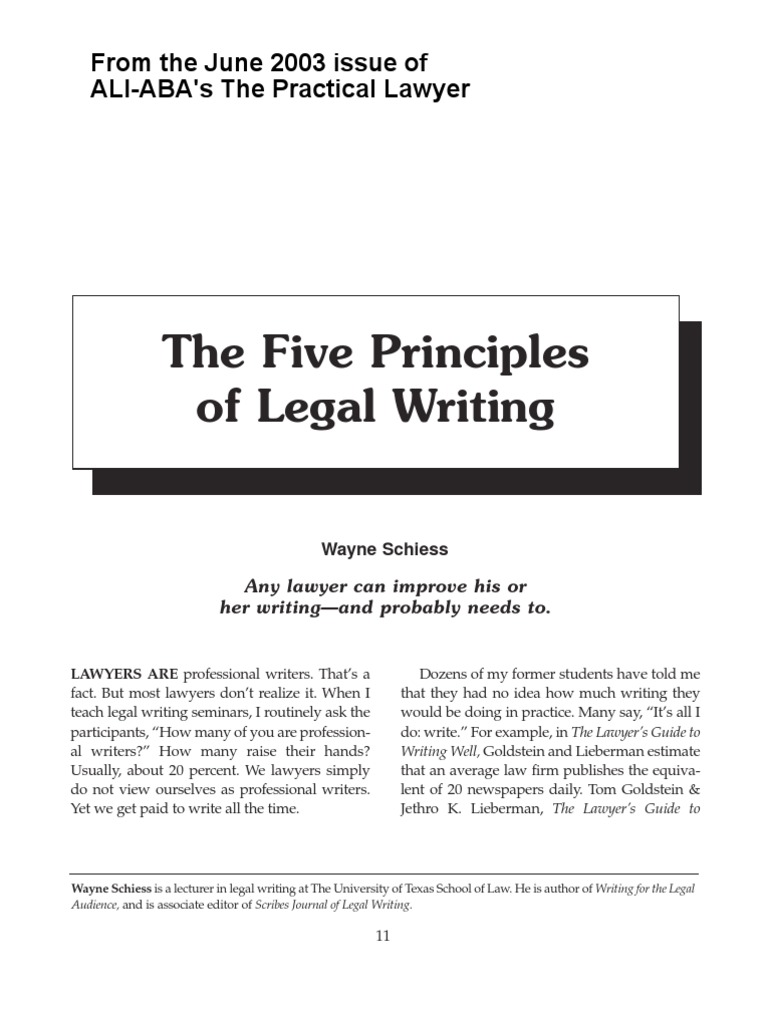 28 Principle Legal Writing  Typefaces  Serif