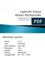 Laporan Kasus Abses Peritonsiler