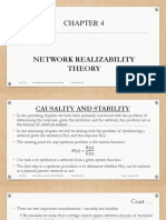 CHAPTER 4 Network Realizability Theory