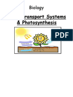 Plant Transport Systems & Photosynthesis: Biology