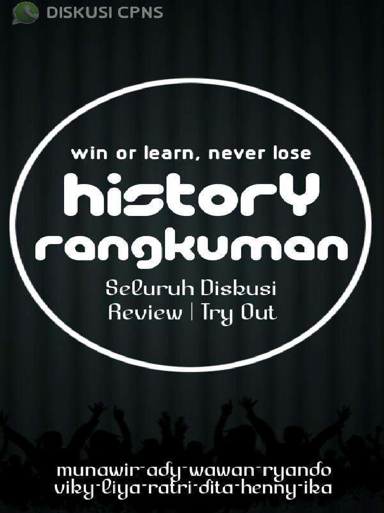 History Rangkuman Diskusicpns 31jan 26apr