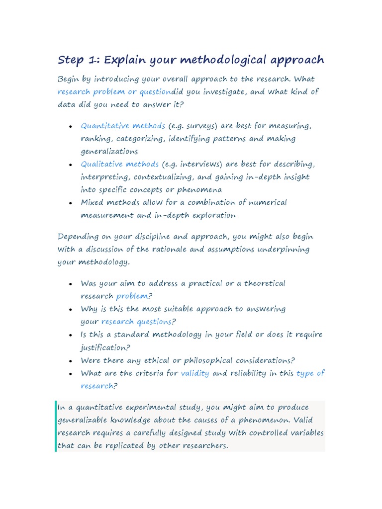 Mythodology Approach | PDF | Survey Methodology | Qualitative Research