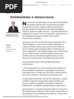 Cristianismo e Democracia - J ALves Correia