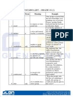 SSAT Vocabulary - Grade 10 - Holt McDougal Literature (Part 1)