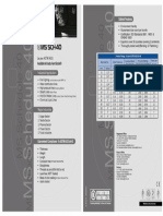 Piping Schedules