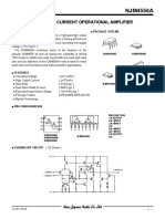 Dual High Current Operational Amplifier: NJM4556A