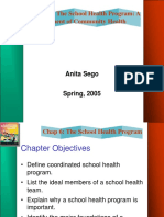 Chap 6: The School Health Program: A Component of Community Health