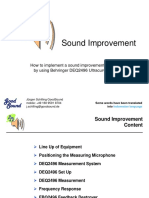 Sound Improvement: How To Implement A Sound Improvement System by Using Behringer DEQ2496 Ultracurve Pro