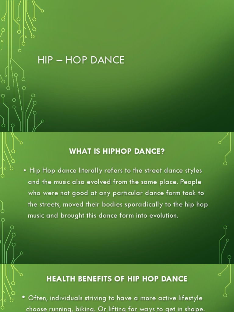 Hip Hop Dance Pdf Hip Hop Music Dances