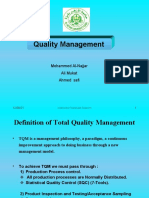 Quality Management: Mohammed Al-Najjar Ali Mukat Ahmed Safi