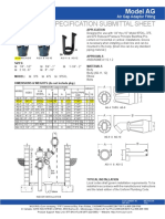 Specification Submittal Sheet: Model AG