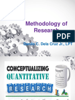 Methodology of Research: Danilo C. Dela Cruz JR., LPT