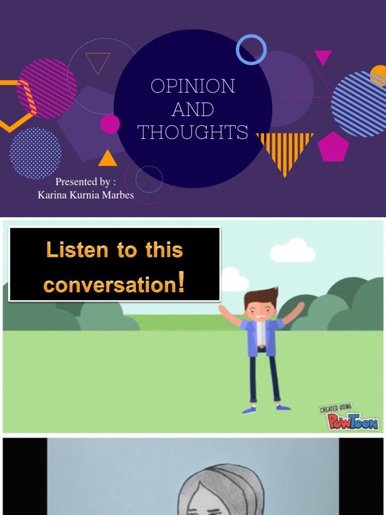 Opinion and Thought PDF Bullying Writers