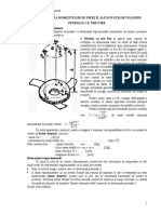 Determinarea Momentelor de Inerţie Ale Rototilor Folosind Pendulul Cu Trei Fire 1. Principiul de Determinare