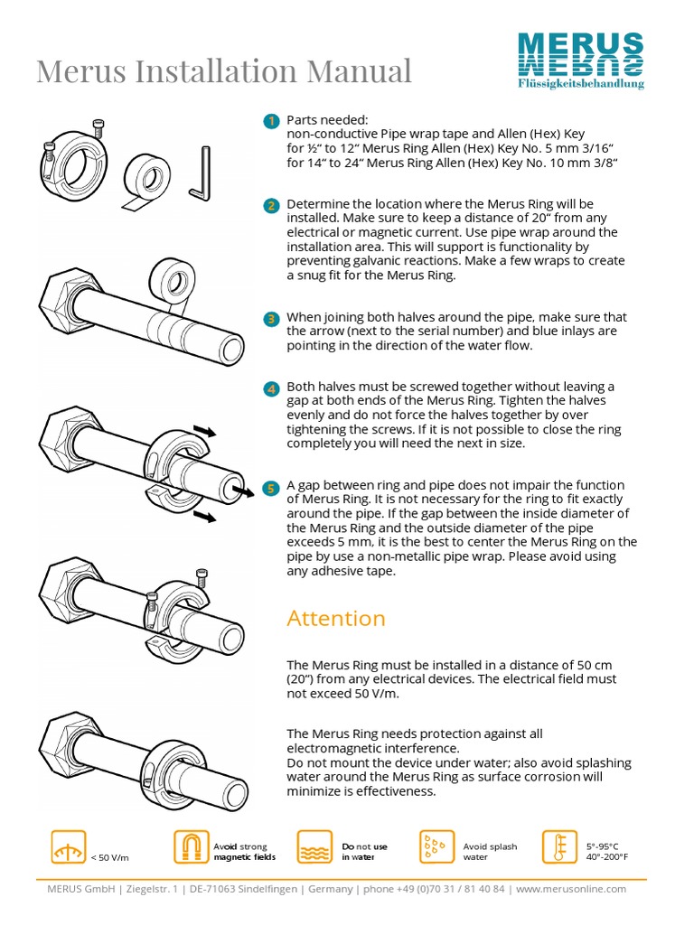 Merus Ring Installation Guide | PDF | Mechanical Engineering | Materials