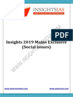 Insights 2019 Mains Exclusive Social Issues PDF