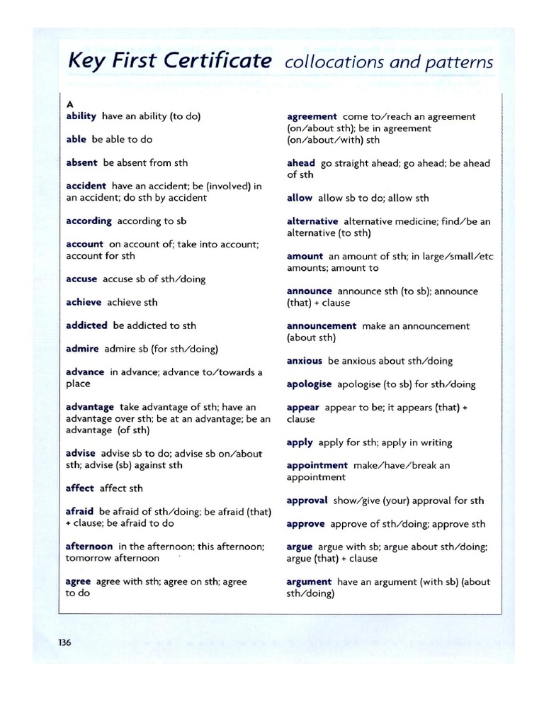 Skills For FCE Use of English SB Patterns PDF | PDF