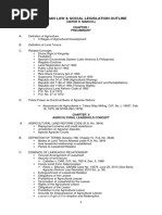 Agrarian Law and Social Legislation Outline
