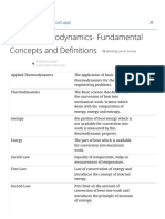 Thermodynamics - Fundamental Concepts and Definitions Flashcards Quizlet PDF