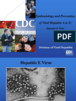 Epidemiology and Prevention of Viral Hepatitis A To E