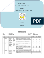 Tugas Akhir 5 Evaluasi - Drs. BUDIMAN TAMPUBOLON, M.Si - HALIMI PPG PDF