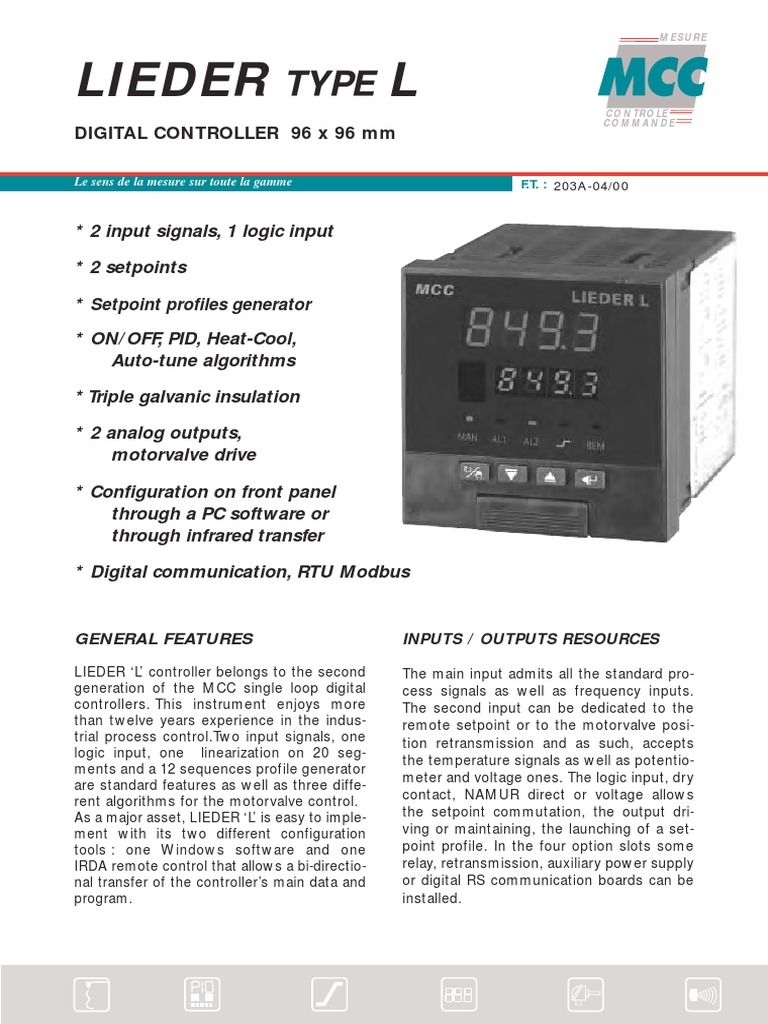Controlador MCC | PDF | Sensor | Power Supply