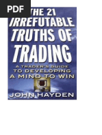 The 21 Irrefutable Truths of Trading | PDF | Id | Thought