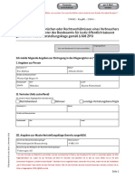 Formular Anmeldung Dieselskandal VW PDF