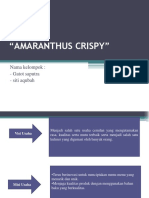 Amaranthus Crispy Fx