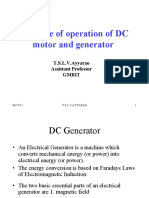 Principles of DC Motor and Generator Operation