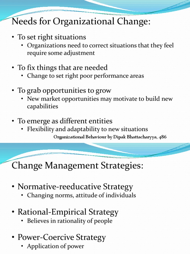 Strategies for Effective Organizational Change | PDF