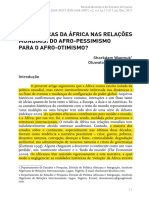 África Nas Relações Internacionais