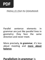 Lec Parallelism in Grammar SC