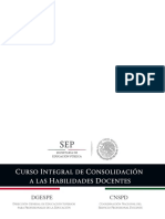 Curso Integral de Consolidacion A Las Habilidades Docentes PDF