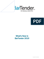 What'S New in Bartender 2019: White Paper