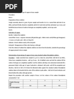 Download Determination of Percentage of Copper in Brass Sample by Sayeeda Anjum SN42352310 doc pdf