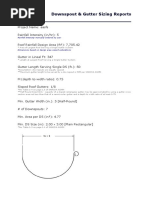 Gutter Size Calculation Guide | PDF | Technology & Engineering