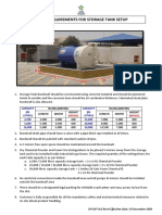 Woqood Storage Tank Setup Guidelines