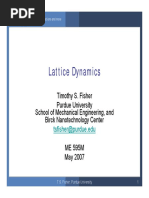 Lattice Dynamics PDF