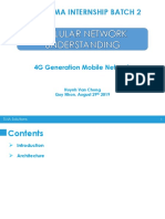 Cellular Network Understanding: Tma Internship Batch 2