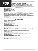 Currículo - Lorenzo B. Zucolotto