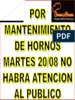 Mantenimiento Hornos