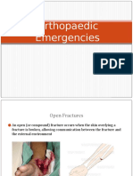 Orthopaedic Emergencies: Open Fractures, Compartment Syndrome, Dislocations & Neurovascular Injuries