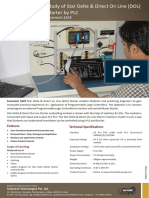 Study of Star Delta & Direct On Line (DOL) Starter by PLC: Scientech 2429