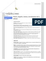 Planos Angulos Tomas y Movimientos de La Camara PDF