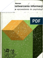 P. H. Lindsay, D. A. Norman - Procesy przetwarzania informacji  u człowieka