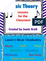 Music Theory Lessons For The Classroom