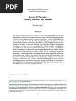 BATTY, M. (2017) - Science in Planning, Theory, Methods and Models