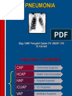 Pneumonia: Bag / SMF Penyakit Dalam FK UNDIP / RS DR - Kariadi