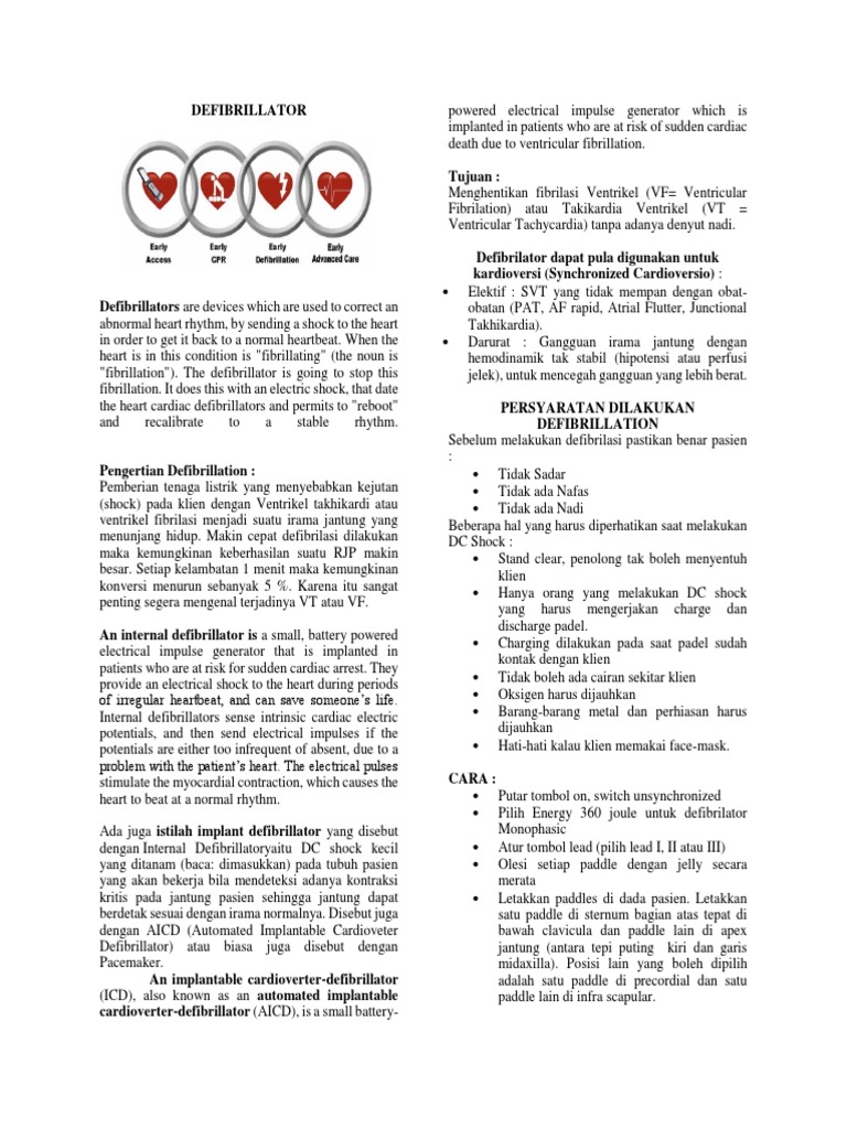 Panduan Lengkap Defibrillator Jantung | PDF